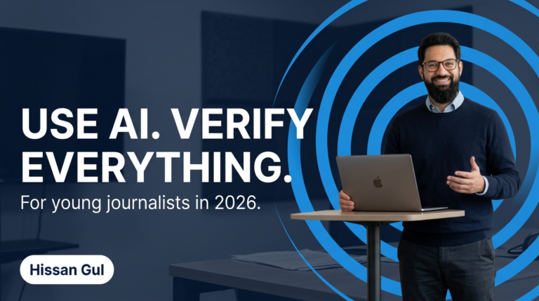 82% of journalists already use AI. The question isn't whether — it's how. The tools worth using, and the ethical lines a young reporter must never cross.